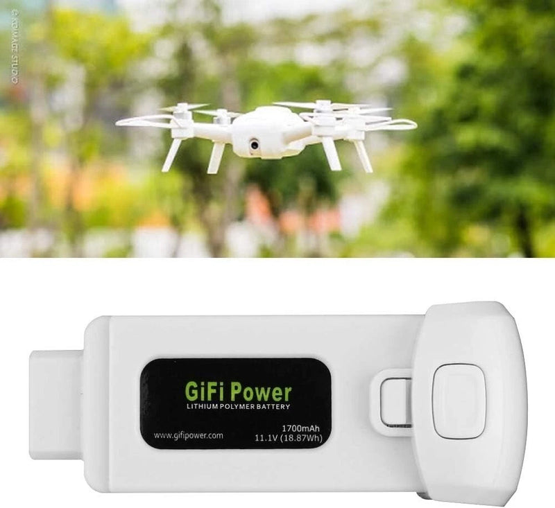 GiFi 3S 1700mAh 11.1V LiPo Replacment Drone Battery For Yuneec Breeze Drone