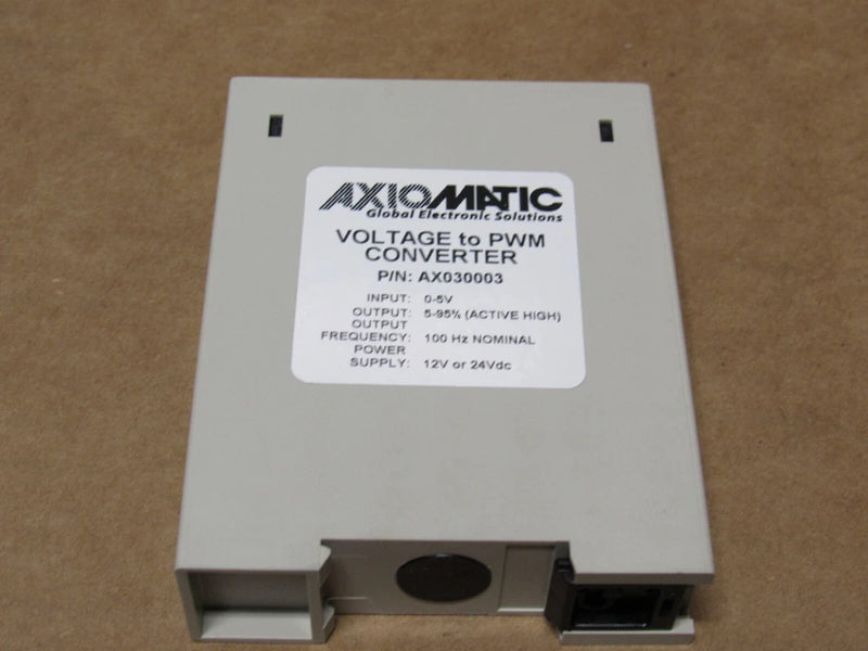 Axiomatic AX030003, 0-5Vdc Input, 100 Hz PWM Output Controller Voltage PWM Convt