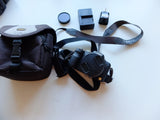 Panasonic Lumix DMC FZ18 Digital Camera Black | Charger Bag lens filter