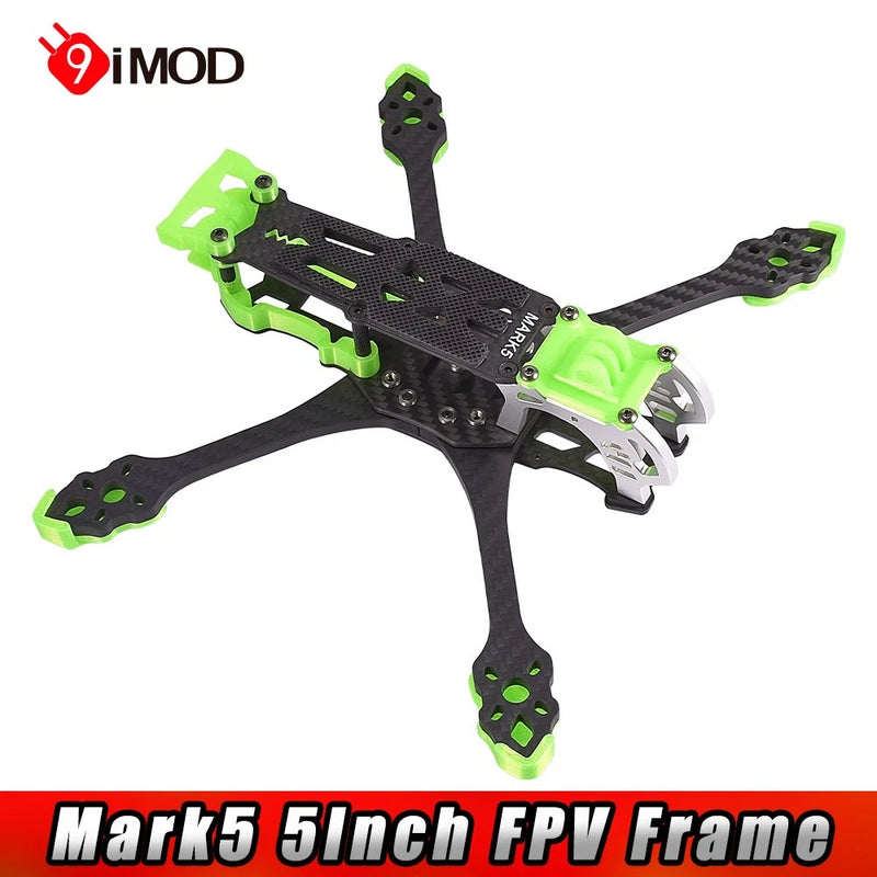 9IMOD Mark5 5'' FPV Frame 225MM 3K Carbon Fiber w/ Print For FPV Freestyle Drone