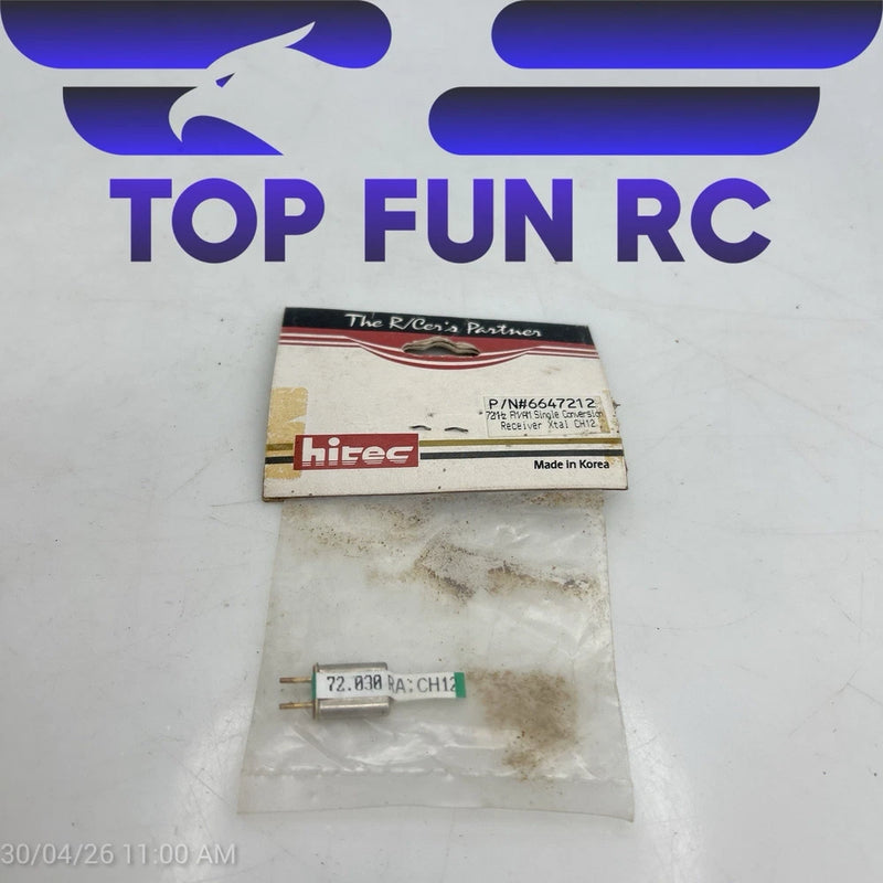 Hitec 72mHz FM/AM Single Conversion Receiver XTal CH12 Converter