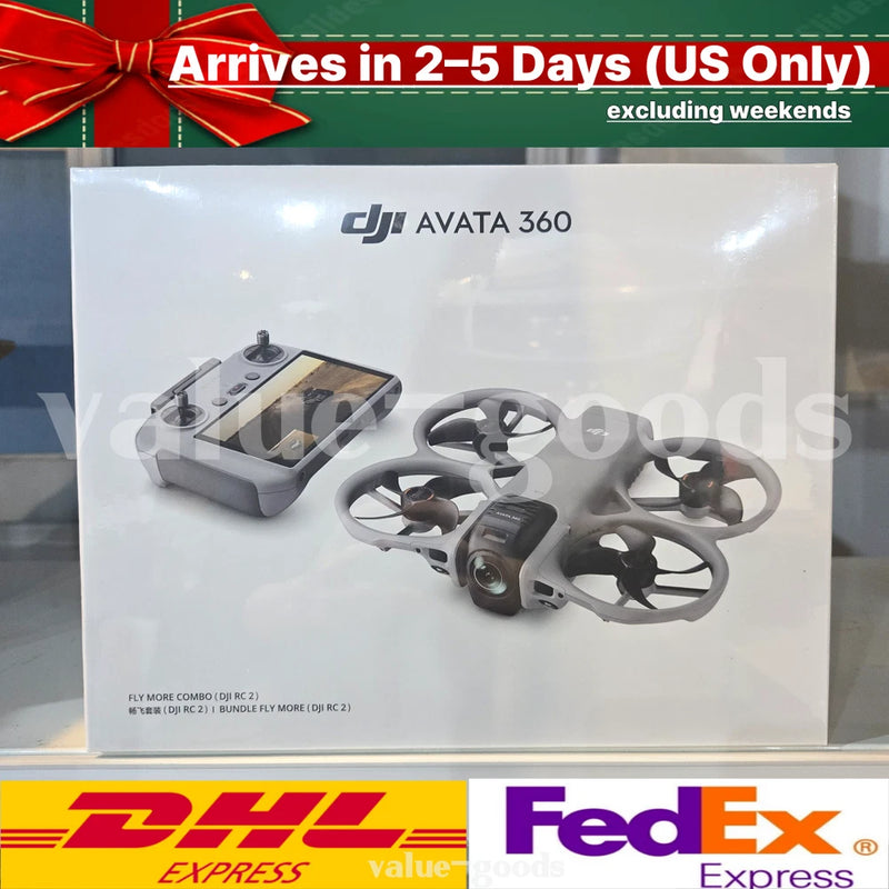 DJI Avata 360 drone and RC 2 controller in retail box
