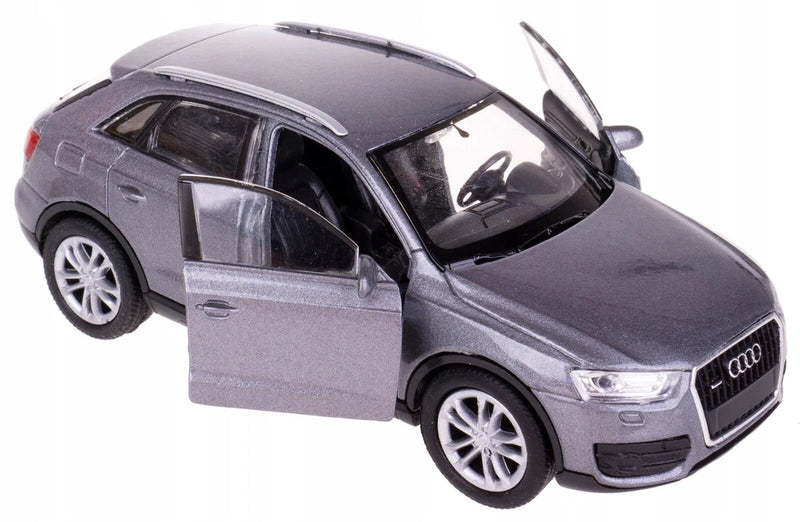 WELLY DieCast 1:34 AUDI Q3 2013 GRAY New Model Car Metal in Box Sale  1/34