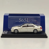 SW 1/64 S Class S65L V12 White Sedan Sports Diecast Models Car