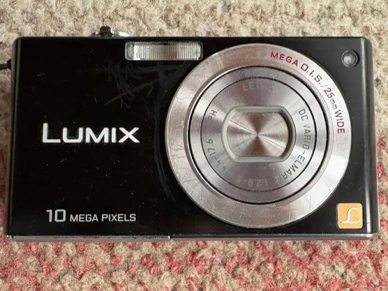 Panasonic LUMIX DMC-FX35 Black Digital Camera Leica Lens Compact Model