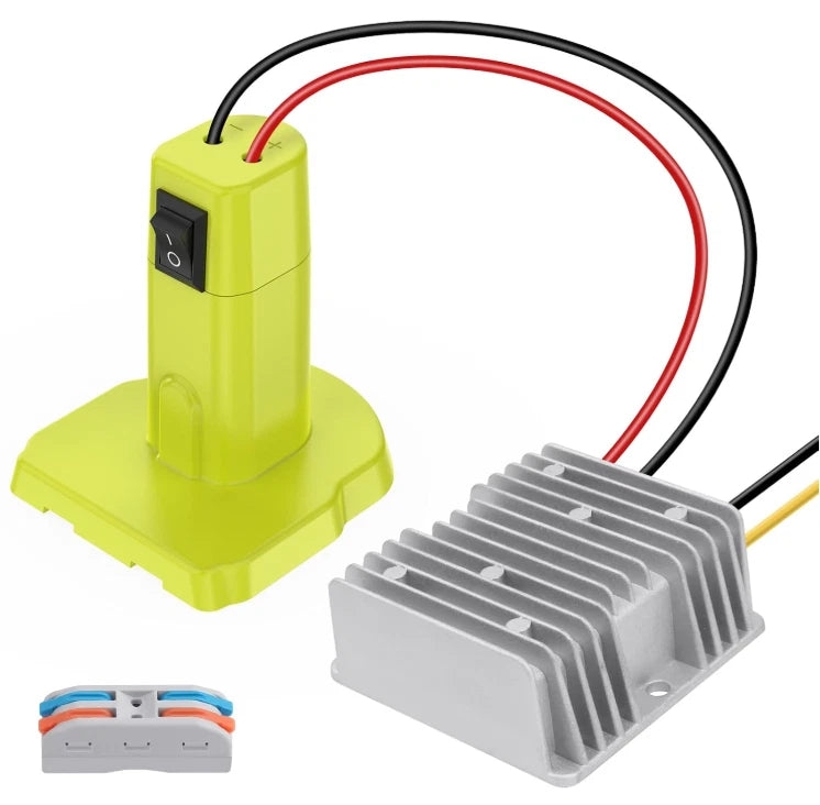 Adaptador reductor de voltaje 18V-12V para coches RC y juguetes el¨¦ctricos, Idea Converter