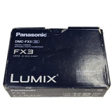 Panasonic LUMIX DMC-FX3 6.0MP Digital Camera - w/ Charger, Battery,Box Read