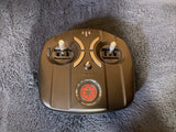 Propel Star Wars tie fighter drone remote controller with circular center and two antennas