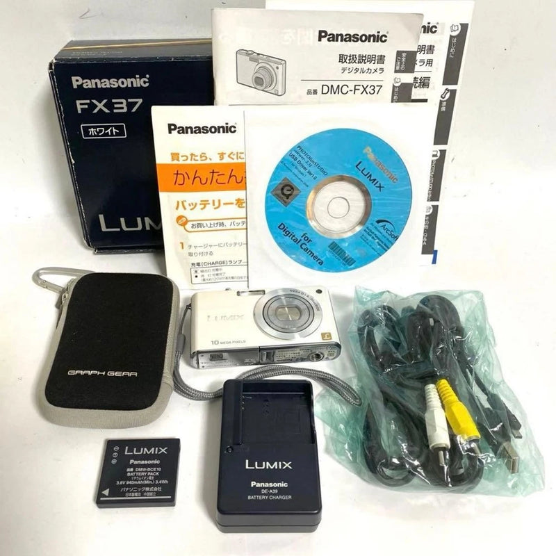 Panasonic LUMIX FX DMC-FX37 Compact Digital Camera Tested Great Condition