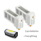 2 X DJI Phantom 3 Professional Advanced Battery + 1 LiPo battery bag