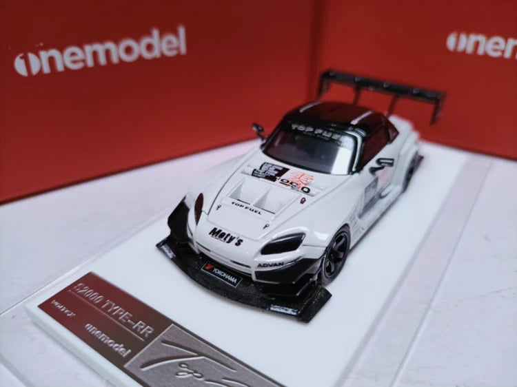 Onemodel 1/64 Scale S2000 TYPE-RR Racing Sports "Áã"White Resin Model Carm