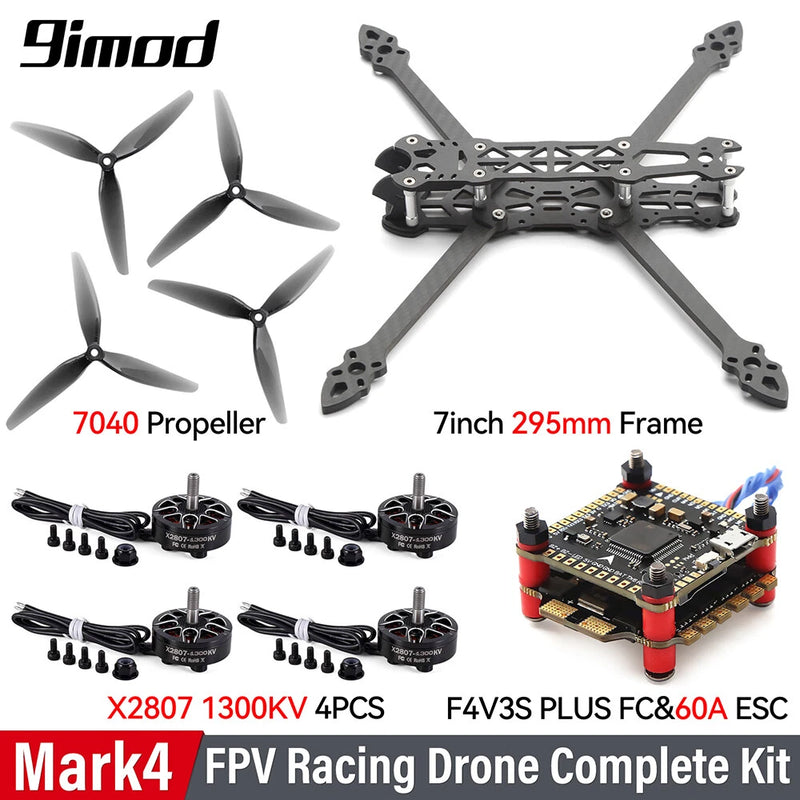 9IMOD X2807 12N14P 1300KV Brushless Motor Propeller for FPV Drone RC Aircraft
