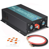 Pure Sine Wave Inverter 3000W 48V DC to 120VAC LED power converter camp rv solar