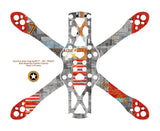 FPV IMPULSERC ALIEN 5" FRAME SKIN AUTOCOLLANT STICKER DECO
