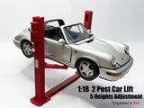 1:18 Scale 2 Post Hydraulic Car Lift Diecast Model Car Garage accessories