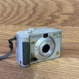 Panasonic Lumix DMC-LC33 Silver Digital Camera - 3.2 MP 3x Zoom Y2K Digicam