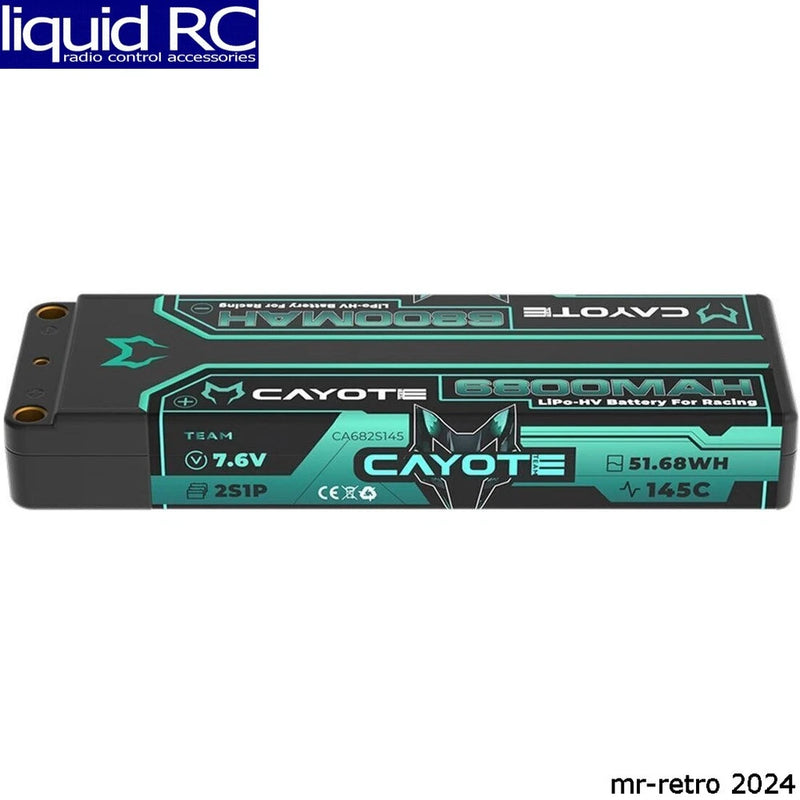 Cayote CYE682S145 2s 145c Lcg Stick Lihv Battery (7.6v/6800mah)