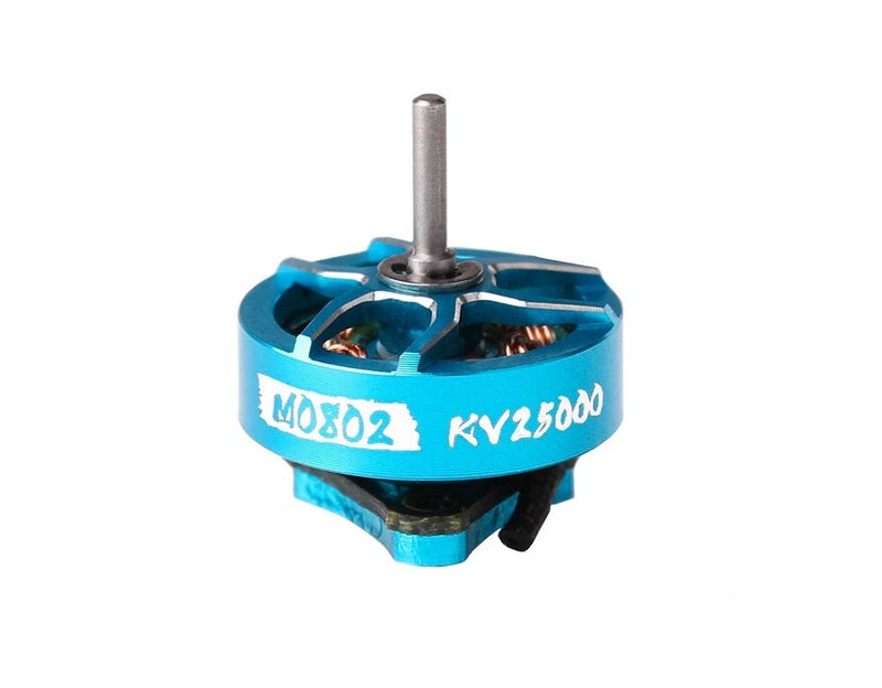 T-MOTOR M0802 0802 micro brushless motor with blue housing and silver shaft