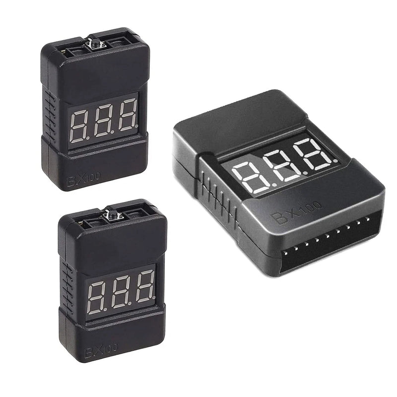 3 Pack BX100 RC 1 8S Low Voltage Buzzer Sound Alarm Warning Checker Lipo Battery