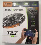 Sky Viper Tilt 3-in-1 drone kit box with surface-scan drone and phone controller