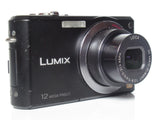 Panasonic LUMIX DMC-FX100 Black 12 MP Compact Digital Camera 100% Work