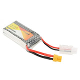 High Capacity 850mAh 45C 2S LiPo Battery For FPV RC Quadcopter Popular