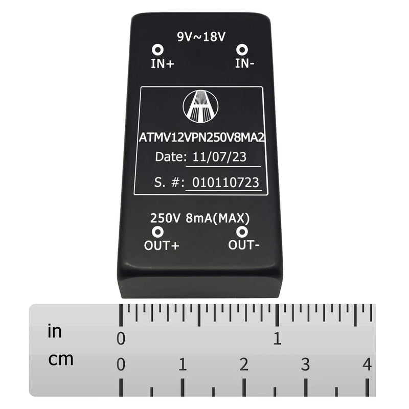 ATMV12VPN250V8MA2 4W Isolated DC-DC Power Module 12V Input ??250V 8mA Output