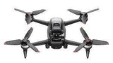 DJI FPV universal edition drone with four propellers, gray and black body