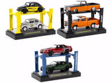 AUTO LIFTS SERIES 26, SET OF 6 CARS 1/64 DIECAST MODELS BY M2 MACHINES 33000-26