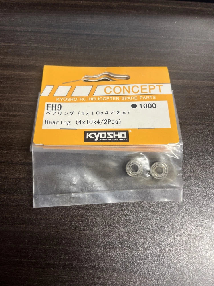 Kyosho  Concept  Bearing 4x10x4 2Pcs Helicopter Part  EH9 Vintage New