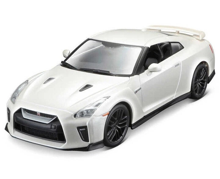 BBURAGO 2017 NISSAN SKYLINE GT-R R35 1/24 DIECAST MODEL CAR WHITE 21082