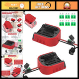 2 Pack Power Wheel Adapter for 20V Battery, Fuse Dock, RC Car Converter, DIY Rob Converter