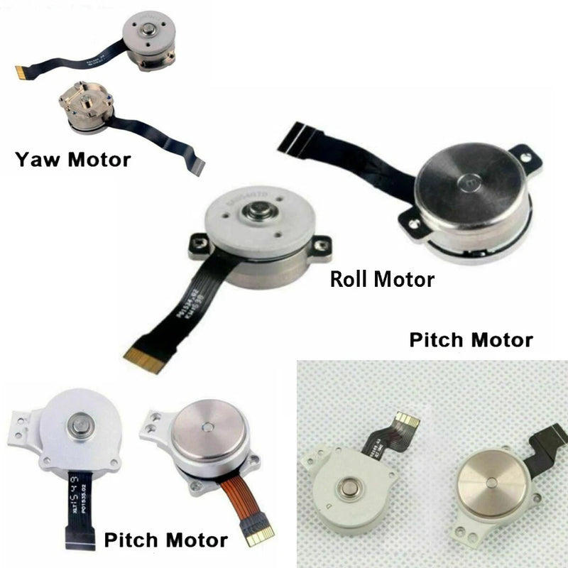 DJI Phantom gimbal motor set with roll pitch and yaw motors and flex cables