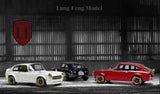 LF 1/64 S800 Modified Diecast Toys Car Models Collectible Hobby with doll