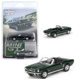 Mini GT 1:64 1964 Ford Mustang Convertible Highland Green Model Car MGT01166-2C