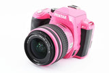 ?PENTAX K-r 12.4 MP Digital SLR Camera Pink w/ DA L AL 18-55mm lens from JAPAN