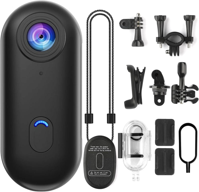 4K Mini Wifi Action Camera Thumb POV Cam Portable Body Cam Wearable Sports Cam