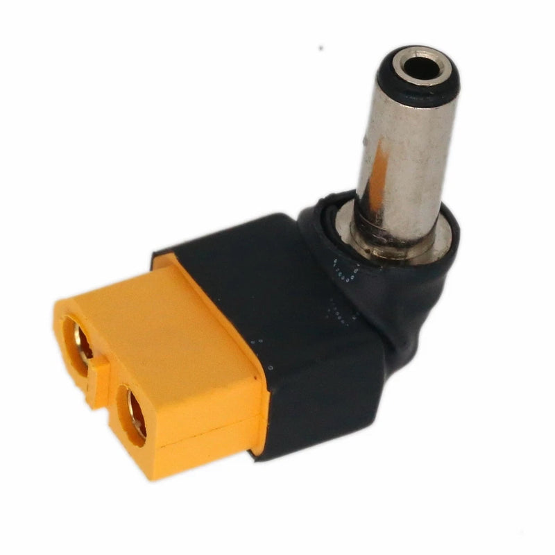 Elbow charging Adapter DC 5.5x2.1mm barrel to XT60 Female For FPV Goggle Plane