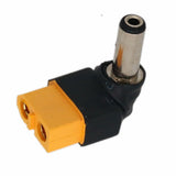 Elbow charging Adapter DC 5.5x2.1mm barrel to XT60 Female For FPV Goggle Plane