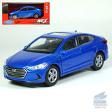 1:40 Hyundai Elantra Model Car Alloy Diecast Toy Vehicle Collection Gift Blue