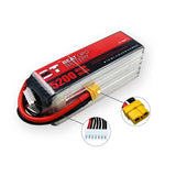 1PCS 5200mAh 22.2V 6S 65C Battery XT60 Plug For RC Helicopter FPV Racing Drone