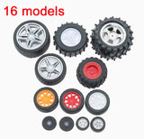 Various Sizes Mini Rubber Wheels Tyres for RC Car Model Making DIY Toy