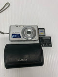 Lumix Panasonic DMC-FH4 Digital Camera/SD 4GB/Battery/Case FREE SHIPPING