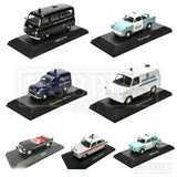 British Police Cars 1/43 Scale Atlas Editions Diecast Models Ford Jaguar Austin