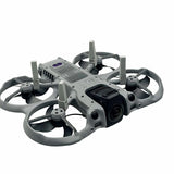Grey drone landing gear protector accessory with four prop guard arms