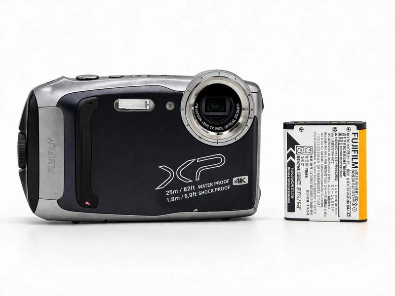 Fujifilm XP140 Dark Silver Compact Digital Camera Tested Working Japan