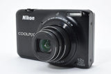 Nikon COOLPIX S6500 16.0MP Compact Digital Camera 12X Black Tested from Japan