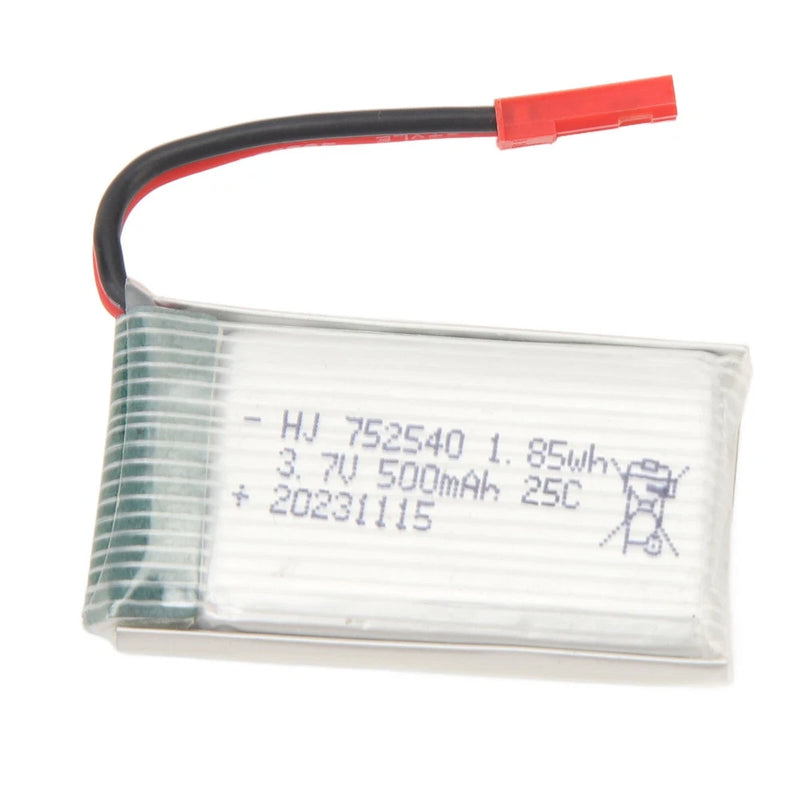 500mAh 3.7V 25C Lipo Battery 752540 With JST Plug For SYMA X5 X5SC RC Drone X5SW Battery