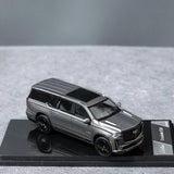 SHADOW PRO 1/64 Scale Cadillac Escalade ESV Grey Diecast Car Model Toy Gift
