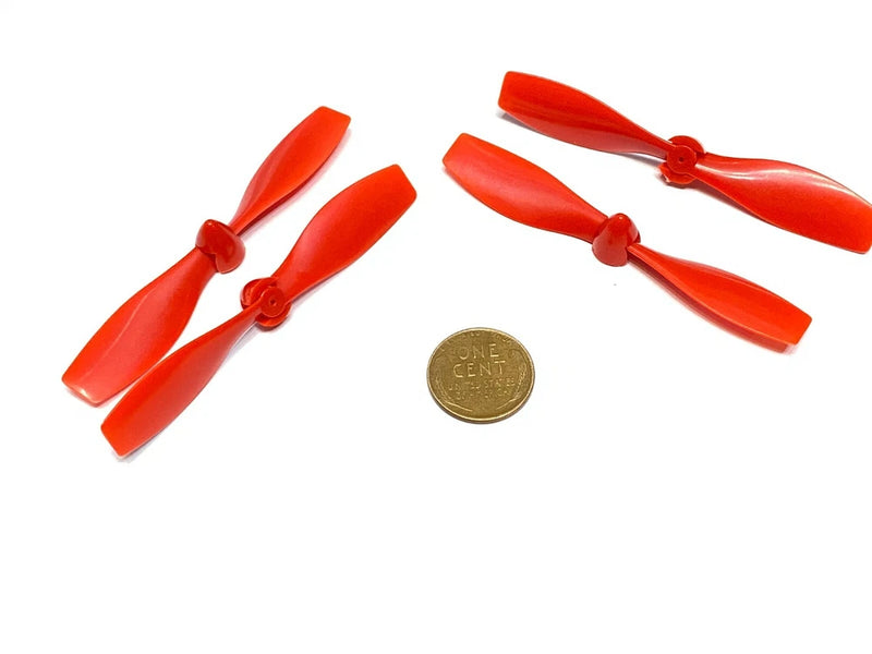 4 Pieces Propeller 1mm Shaft rc drone diy motor prop red